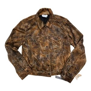 Nordstrom Jones New York Leopard Print Blazer Jacket, NWT